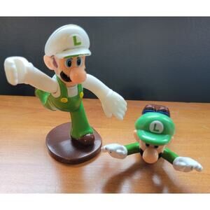 2 McDonald Happy Meal Toy Super Mario Invincible Luigi set nintendo 2017 2018